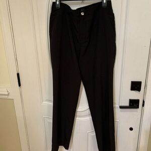 Short Par 4 Mens‎ 36x32 Black Golf PREFORMANCE Pants Pockets Flat Front Stretch